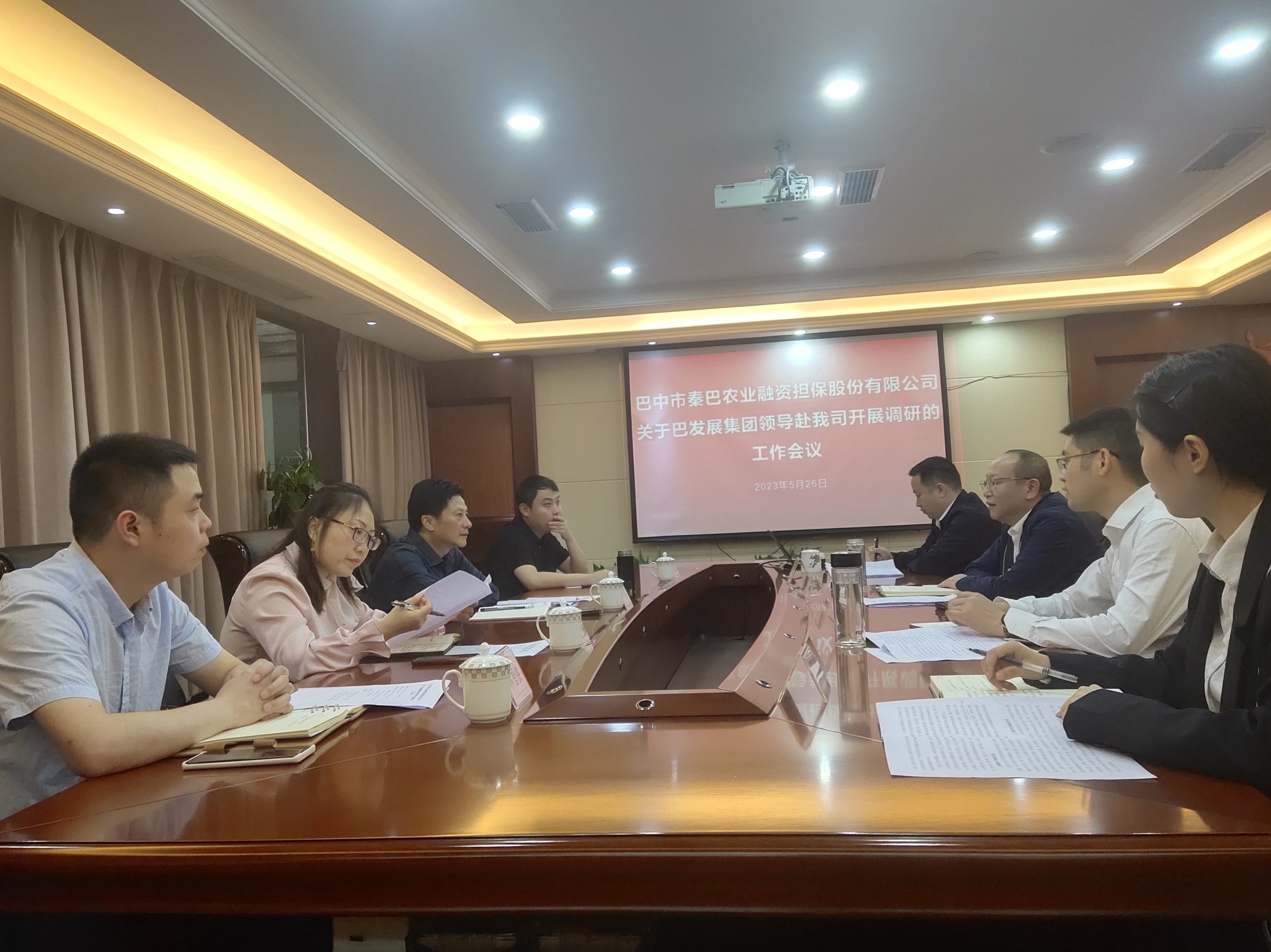 集團(tuán)黨委書記、董事長許大政一行赴秦巴農(nóng)擔(dān)公司開展調(diào)研